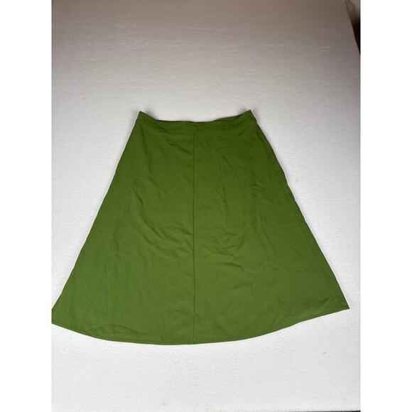 NWT Everlane Japanese goweave swing skirt women’s 10 fig leaf - Picture 5 of 13
